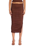 Pia Mesh Midi Skirt