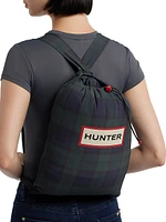 Blackwatch Plaid Packable Hooded Jacket