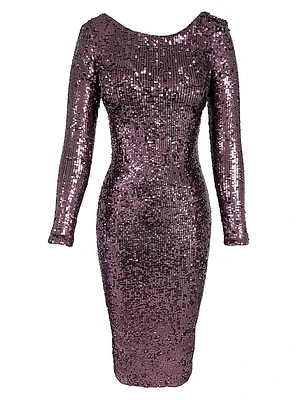 Emery Sequined Midi-Dress