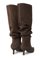 Jordi 65MM Suede Slouch Boots