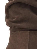 Jordi 65MM Suede Slouch Boots