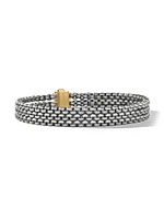 Three Row Box Chain Bracelet Titanium