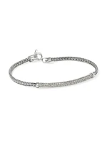 JH Essentials Pavé Sterling Silver & 0.68 TCW Diamond Bracelet