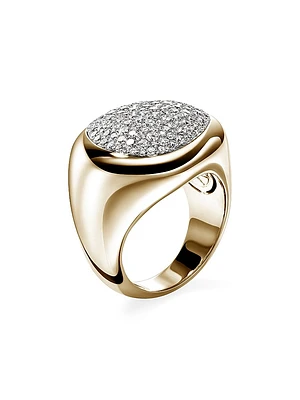 Pebble 14K Yellow Gold & 1.86 TCW Diamond Ring