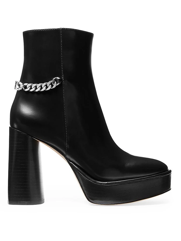 Carlisle 110MM Leather Platform Booties