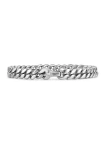 Curb Chain Bracelet Platinum, 8MM