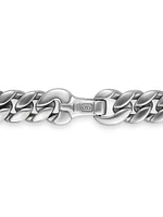 Curb Chain Bracelet Platinum, 8MM
