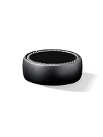 Streamline Band Ring Black Titanium, 9MM