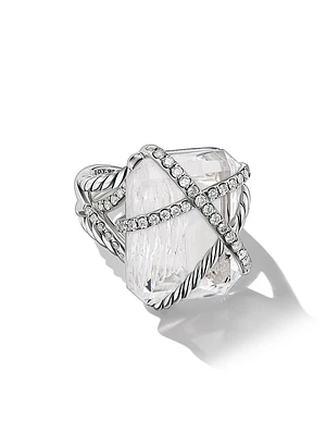 Cable Wrap Ring in Sterling Silver