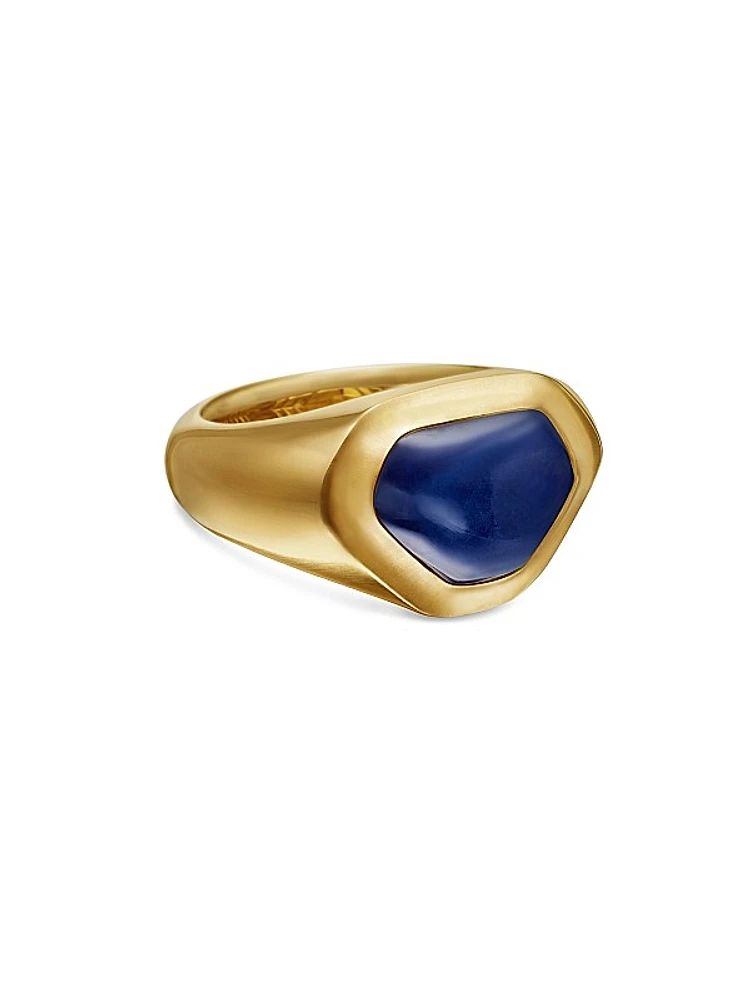Shipwreck Signet Ring in 18K Yellow Gold
