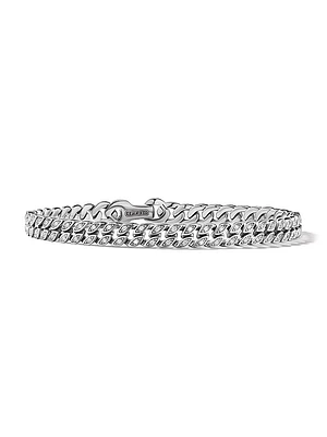 Curb Chain Bracelet Platinum