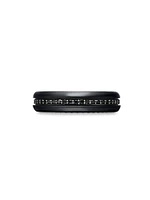 Streamline Band Ring Black Titanium