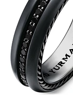 Streamline Band Ring Black Titanium