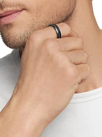 Streamline Band Ring Black Titanium