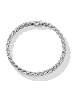 Sculpted Cable Bracelet 18K White Gold