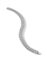 Sculpted Cable Bracelet 18K White Gold