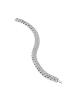 Sculpted Cable Bracelet 18K White Gold