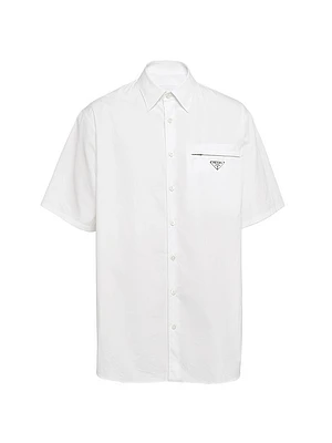 Short-Sleeved Cotton Shirt