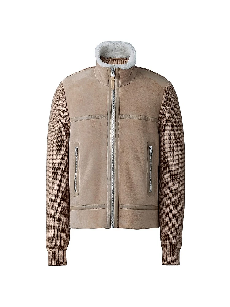 Jonathan Wool Shearling Jacket