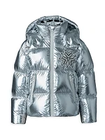 Little Girl's & Jesse Metallic Lustrous Down Jacket