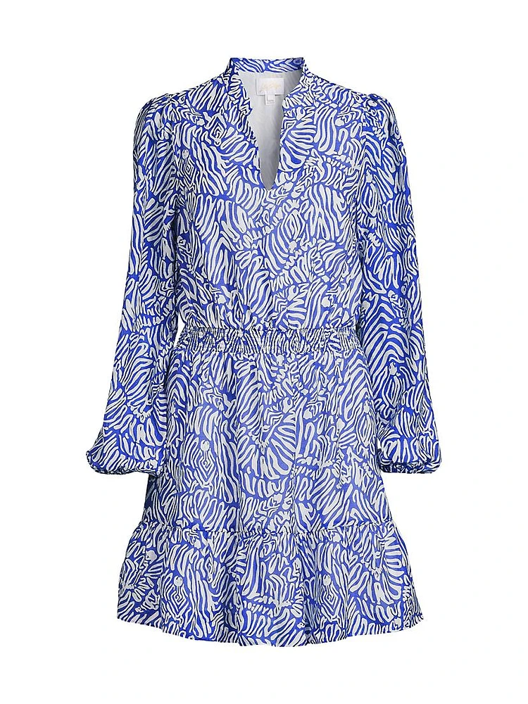 Axton Split-Neck Dress