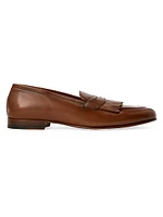 Essex Burnished Leather Loafers