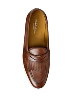 Essex Burnished Leather Loafers