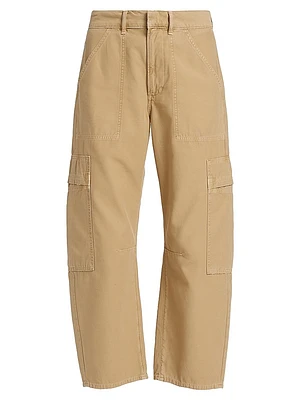 Marcelle Cotton Twill Cargo Pants
