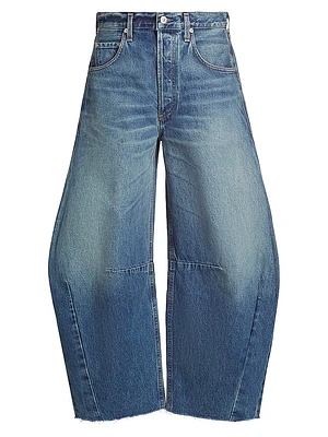 Horseshoe Curved Mid-Rise Jeans