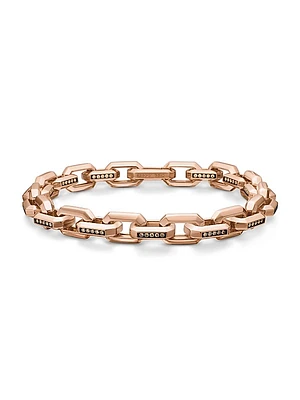 Streamline Heirloom Chain Link Bracelet in 18K Rose Gold