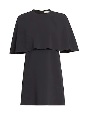 Cape A-Line Minidress
