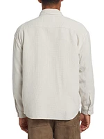 Waffle Textured Overshirt