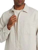 Waffle Textured Overshirt