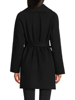 Wool-Cashmere Shawl-Collar Coat