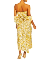 Lorena Floral Jacquard Gown