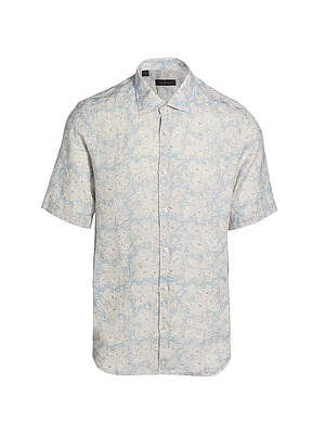Paisley Linen Shirt