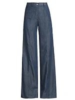 High-Rise Wide-Leg Pants