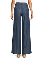 High-Rise Wide-Leg Pants