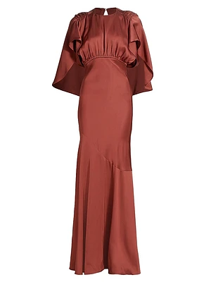 Eden Cape Maxi Dress