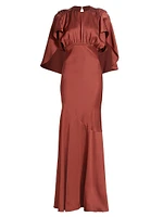 Eden Cape Maxi Dress