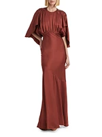 Eden Cape Maxi Dress