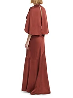 Eden Cape Maxi Dress