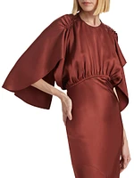 Eden Cape Maxi Dress