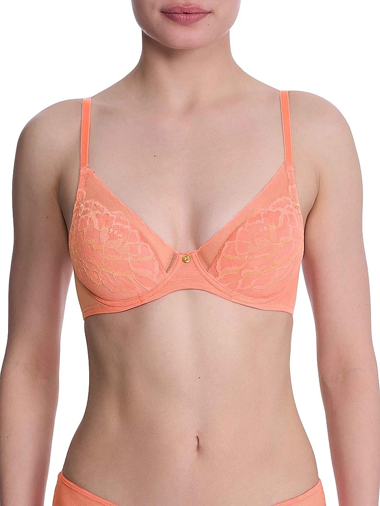 Flora Lace Plunge Bra