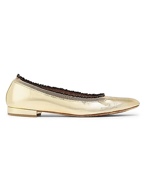 Elise Ruffle Ballet Flats