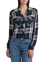 Kendra Plaid Button-Up Shirt