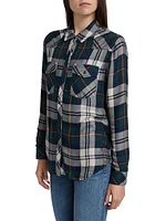 Kendra Plaid Button-Up Shirt