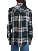 Kendra Plaid Button-Up Shirt