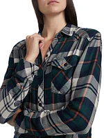 Kendra Plaid Button-Up Shirt
