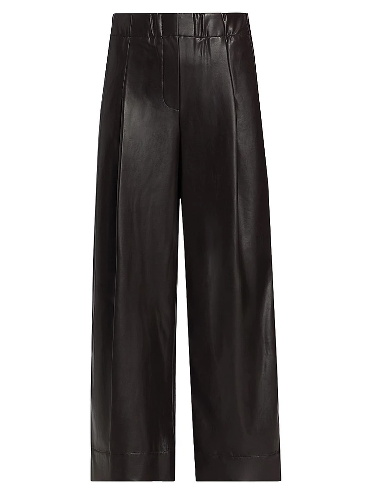 Jones Tie-Waist Wide-Leg Pants